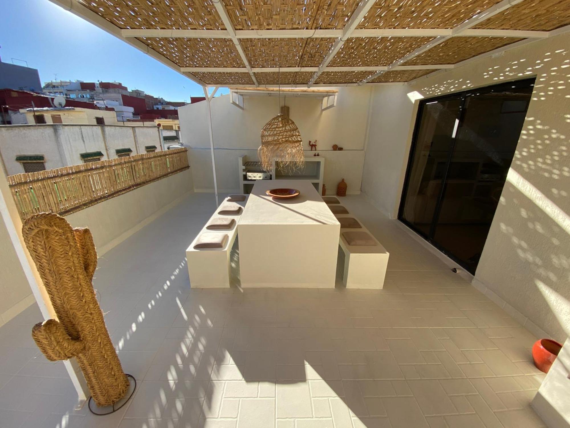Magnificent Apartment With Private Rooftop Terrace طنجة المظهر الخارجي الصورة